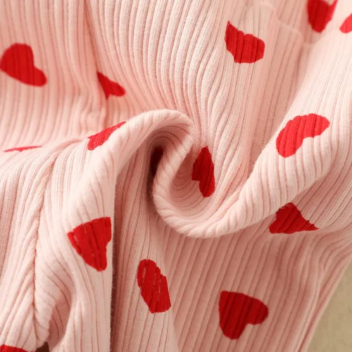 Vista 4 de Traje de 4 de julio para niña pequeña, traje rojo, blanco y azul, estampado de helado, ropa del 4 de julio
