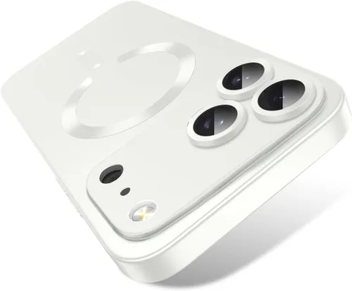 Vista 18 de Funda magnética para iPhone 13 Pro MagSafe con protector de lente de cámara, protección completa, delgada, suave, a prueba de golpes, antiarañazos