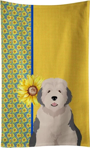Vista 13 de Caroline's Treasures WDK5313KTWL - Toalla de cocina con diseño de girasoles de verano, color negro y tostado, Airedale Terrier, toalla de mano