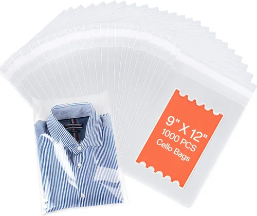 Vista 8 de joybest Paquete de 1000 bolsas de celofán transparentes de 3 x 5 pulgadas