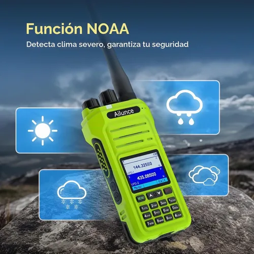 Vista 6 de Retevis Ailunce HA1G GMRS Radio de mano, radio de 2 vías con micrófono
