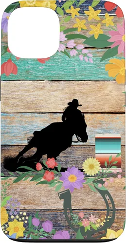 Vista 7 de Cute Serape Spring Flower Rodeo Western Horse Barrel Racing Case for iPhone 17