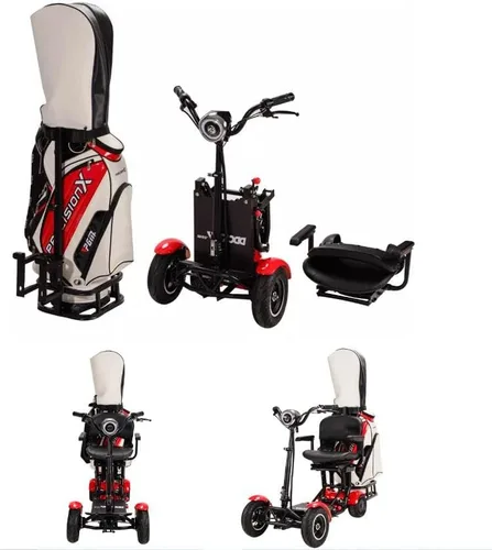 Vista 3 de Vespa eléctrica plegable del carro de golf de la rueda 800w/36v cuatro ruedas NUEVO