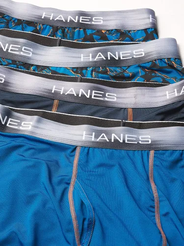 Vista 2 de Hanes Calzoncillos deportivos X-Temp Performance para hombre, paquete de 4