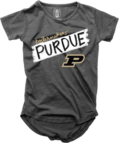 Vista 27 de Wes and Willy NCAA - Camiseta Burnout para niñas S/S