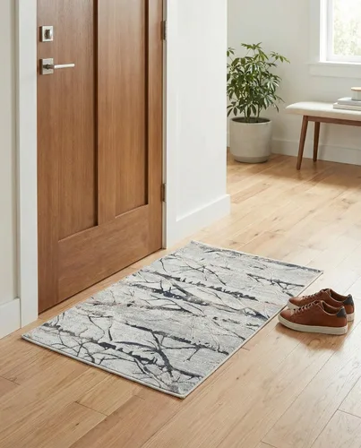 Vista 5 de Rugs.com Alfombra de la colección Finsbury, alfombra mediana gris de 2 x 3 pies, perfecta para salas de estar, comedores grandes, planos abiertos