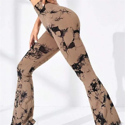 Vista 3 de TRENIS Leggings sin costuras de cintura alta para mujer, pantalones de fitness de punto, push up, yoga, deportes, entrenamiento, trasero