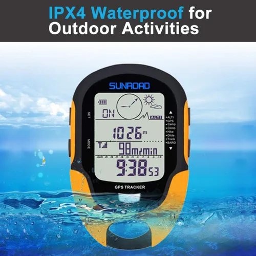 Vista 5 de Digital Altimeter Portable Backpacking Altimeter Thermometer