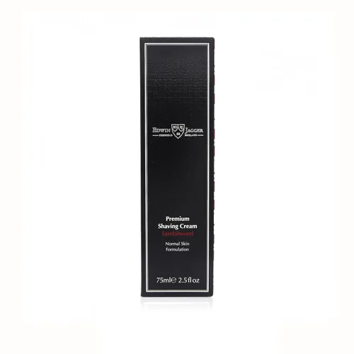 Vista 5 de Edwin Jagger Crema de afeitar 99.9% natural premium, tubo de 2.5 fl oz - sándalo, 2.5 onzas