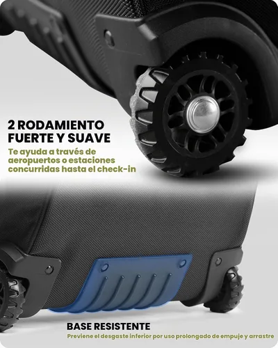 Vista 3 de Bolsas de viaje de golf OutdoorMaster para aerolíneas con ruedas y parte superior de caja rígida, protegen los palos de golf, ligeras y fáciles