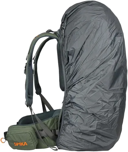 Vista 7 de SPIKA Mochila de caza con marco interno, mochila de senderismo impermeable para extensible, 40L + 80L + capacidad