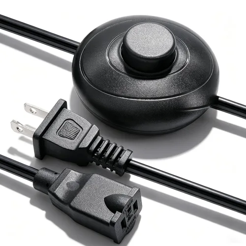 Vista 9 de Twidec /10A 250VAC momentáneo antideslizante plástico pedal interruptor SPDT NO NC manos libres negro interruptor de pie para CNC industrial con 3.3