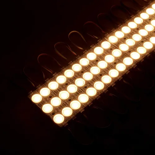 Vista 9 de 200 piezas DC12V Blanco 6500K Módulo de 3 LED de inyección 1.32W Luz trasera decorativa impermeable para cartel con letras, publicidad, carteles