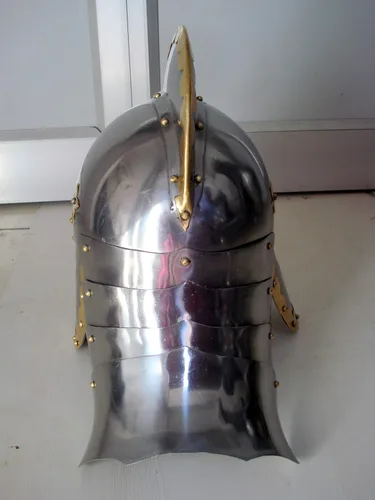Vista 5 de Casco de húsar polaco medieval Armadura antigua Polonia Historia Armadura helme