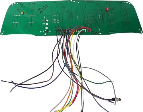Vista 3 de Panel de medidor de repuesto digital LED compatible con camiones Chevy, actualización precisa y elegante del tablero (blanco)