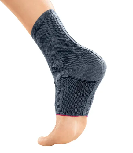 Vista 2 de Medi Levamed Knit Tobillera para Hombre y Mujer Silver III Knit ankle support with medial and lateral silicone inserts, elastic breathable fabric