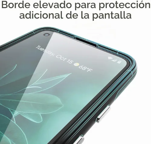 Vista 6 de Crave Dual Guard Pixel 4a - Funda para celular de doble protección para Google Pixel 4a Verde bosque