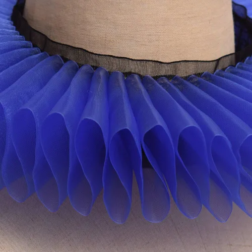 Vista 44 de GRACEART Elizabethan Dickens Ruff Cuello Payaso Collar Elizabeth Muñeca Ruffs Ruffle Cuff Bandas