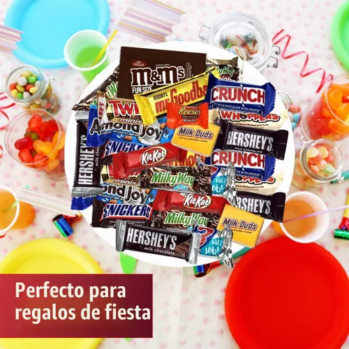 Vista 5 de Paquete variado de dulces de chocolate, dulces de chocolate para fiestas, a granel, 5 libras Bolsa de surtido de dulces de chocolate mixto