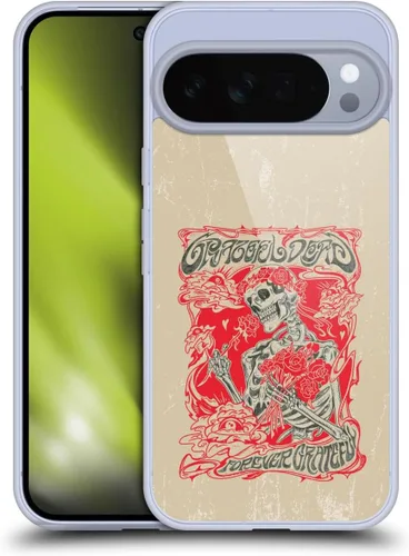 Vista 240 de Head Case Designs Funda de gel con licencia oficial de Grateful Dead Bear Trends [protección de grado militar] compatible con Google Pixel 3