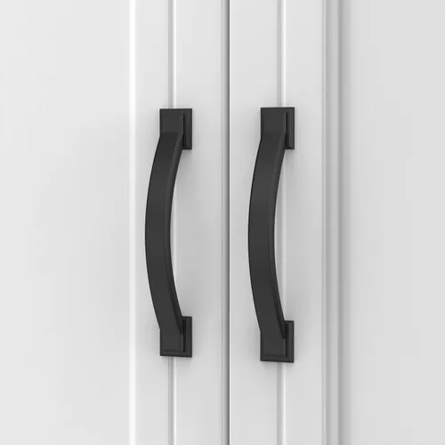 Vista 16 de Asidrama - Paquete de 5 manijas para alacena de 3 pulgadas (76mm) de color negro mate, tiradores para gabinete, accesorios para gabinete de cocina