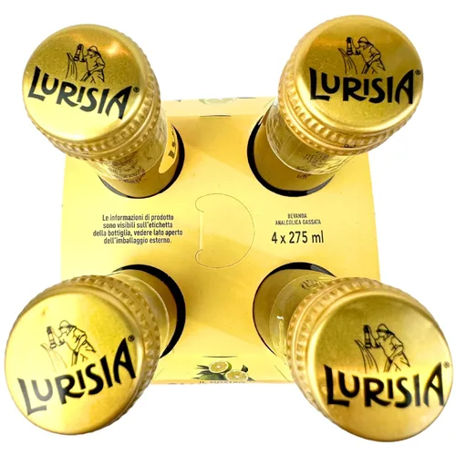 Vista 5 de Lurisia Chinotto - Soda italiana de 4 x 9.3 onzas líquidas (9.3 fl oz) – Cola – Jugo carbonatado con gas de Chinotto – Refresco de cítricos