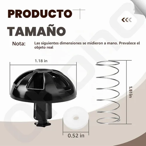 Vista 2 de Paquete de 2 válvulas de parada de agua para cafetera, cesta de cerveza para Mr. Coffee Black and Decker Hamilton Coffee Maker Parts 990117900