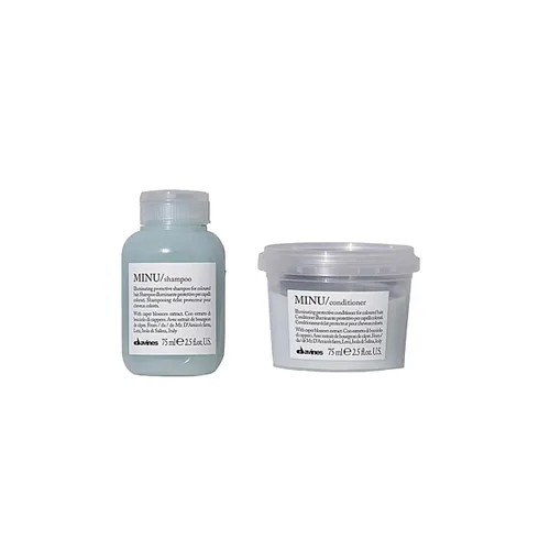 Vista 12 de Davines Champú MINU, champú de retención de color para cabello teñido y tratado, protege y mantiene el cabello brillante, brillante durante más