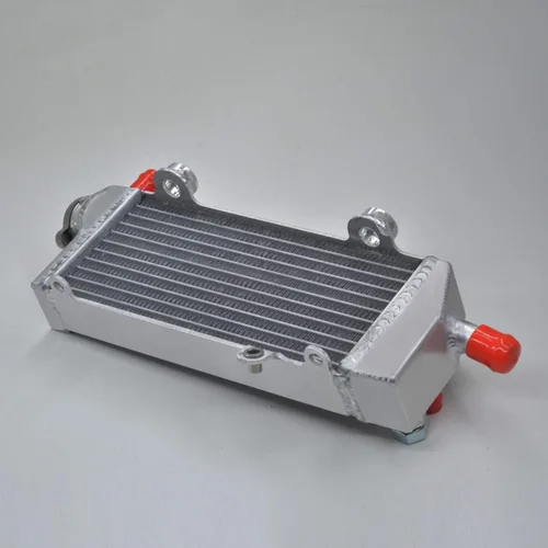 Vista 4 de radiador de aluminio compatible con KTM 250/350/450/500/530 EXC-F/EXC-R/XC-W/XCF-W 2008-2015 L+R (con lado tapón+lado sin tapa)