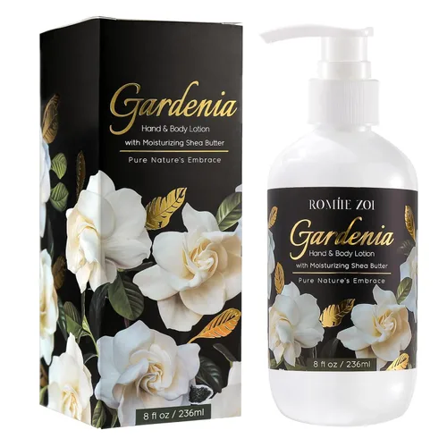 Vista 13 de ROMIIE ZOI Loción diaria para manos y cuerpo con manteca de karité hidratante - Jardín de primavera con aroma a felicidad botánica - 236 ML / 8 FL OZ