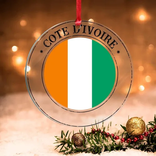 Vista 26 de Bandera de Bélgica, adornos de decoración para árbol de Navidad, bandera nacional, decoración para árbol de Navidad, colgante colgante, adornos