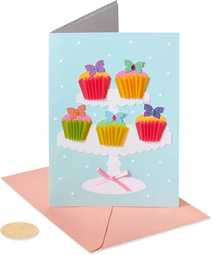 Vista 4 de Papyrus Tarjeta de cumpleaños para ella (hermoso, dulce momento)
