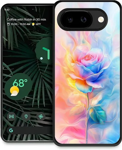 Vista 111 de Compatible con Google Pixel 4A 5G Mobile Case Creative Acrylic Back Panel Silicona Edge Case Slim Protección Especialmente para Google Pixel 4A 5G