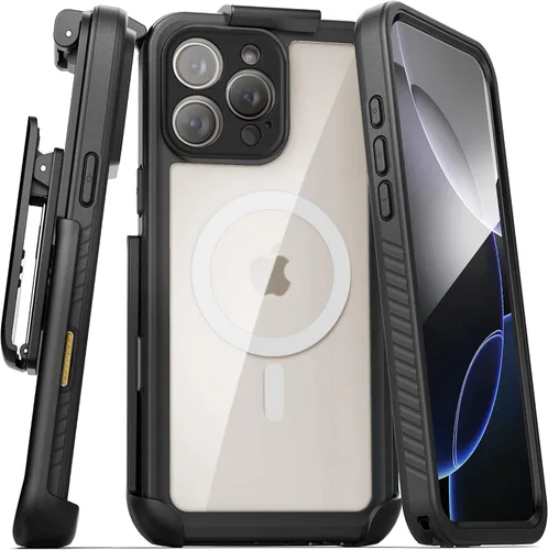 Vista 11 de Funda impermeable con clip para cinturón Encased para iPhone 14 (compatible con MagSafe)