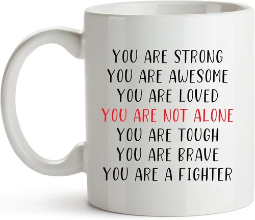 Vista 7 de YouNique Designs Taza de aliento – Tazas de café portátiles de 11 onzas «Get Well Soon», regalos para mujeres, hombres, después de una cirugía
