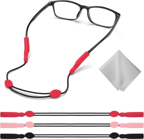Vista 16 de Buyisgle Correa para Gafas de Niños - Correas Cordones para Gafas de Sol Sin Cola para Niños Pequeños y Niñas - Sujetadores de Anteojos Alrededor