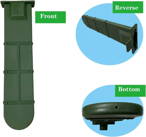 Vista 5 de Kit Portamotosierra Universal de 20 Pulgadas para Tractores, ATV UTV Camiones, Soporte de Montaje Fijo Compatible con Todas las Marcas