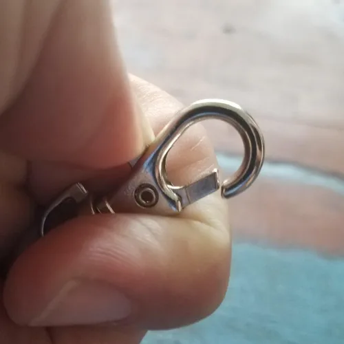 Vista 5 de Specialist ID - Paquete de 10 ganchos de metal de alta calidad con cierre de langosta para manualidades, clip de 1.5 pulgadas con broche de gatillo