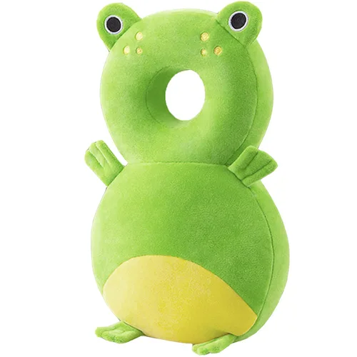 Vista 8 de Protector de cabeza para andador de bebé, ajustable, mochila de protección para la cabeza del bebé, almohadilla de seguridad (ángel) Protector