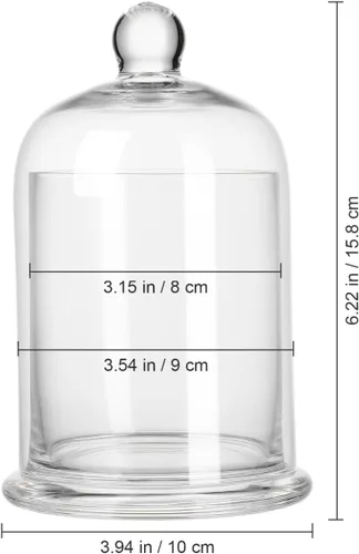 Vista 7 de EXCEART Juego de 2 velas de cristal transparente para decoración de boda, adorno transparente