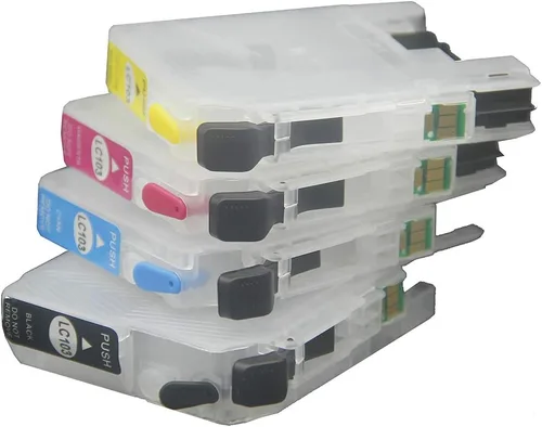 Vista 2 de LC103 LC101 Cartucho de tinta recargable vacío para Brother MFC-J4510DW J450DW J285DW J470DW J475DW J650DW J870DW J875DW J4610DW J4310DW J4410DW