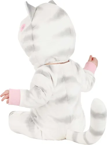 Vista 3 de White and Grey Baby Kitty Costume