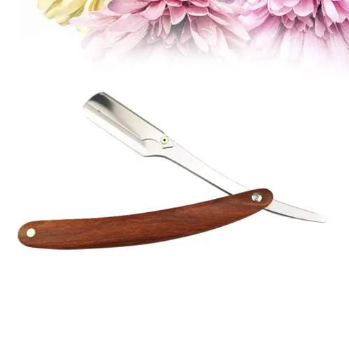 Vista 8 de Beaupretty Maquinilla de afeitar manual para hombre, afeitadora segura para barba, patillas y pelo corto y fino