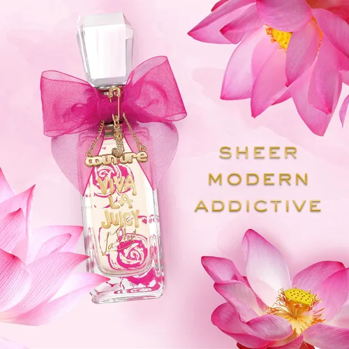 Vista 4 de Juicy Couture Viva La Juicy La Fleur Eau de Parfum para mujer, 5 onzas líquidas Eau de perfume floral dulce para mujer. Perfume con notas