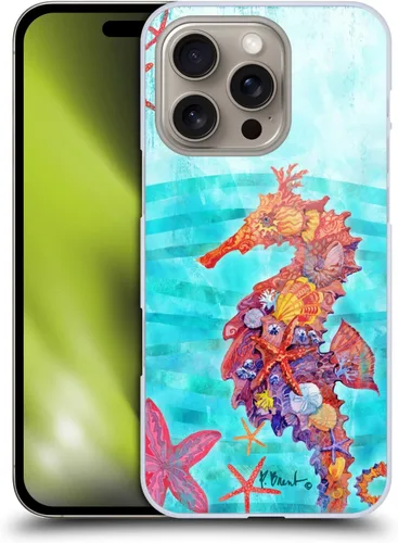 Vista 19 de Head Case Designs Funda rígida con licencia oficial de Paul Brent Agate Mermaid Coastal compatible con Apple iPhone 16 Pro