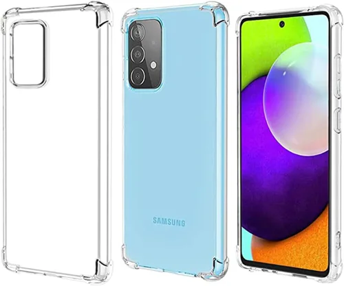 Vista 7 de Funda para Samsung Galaxy A52 5G, funda protectora de TPU suave y delgada con parachoques de esquina, funda delgada y duradera para teléfono
