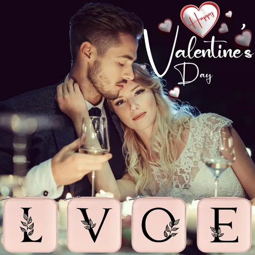 Vista 2 de Regalos del día de San Valentín para ella, regalo del día de San Valentín, esposa, maestra, hijas, regalo pequeño personalizado Joyero de viaje