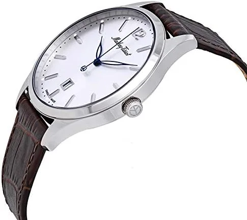 Vista 2 de Mathey-Tissot Reloj Urban Silver Dial Hombre H411AS, plateado, Movimiento de cuarzo