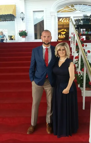 Vista 8 de Dressystar - Vestido de dama de honor, sin mangas, con cuello en V, para fiesta de boda