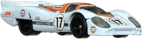 Vista 6 de Hot Wheels Folleto de la flota de transporte del equipo con Porsche 917 LH '18
